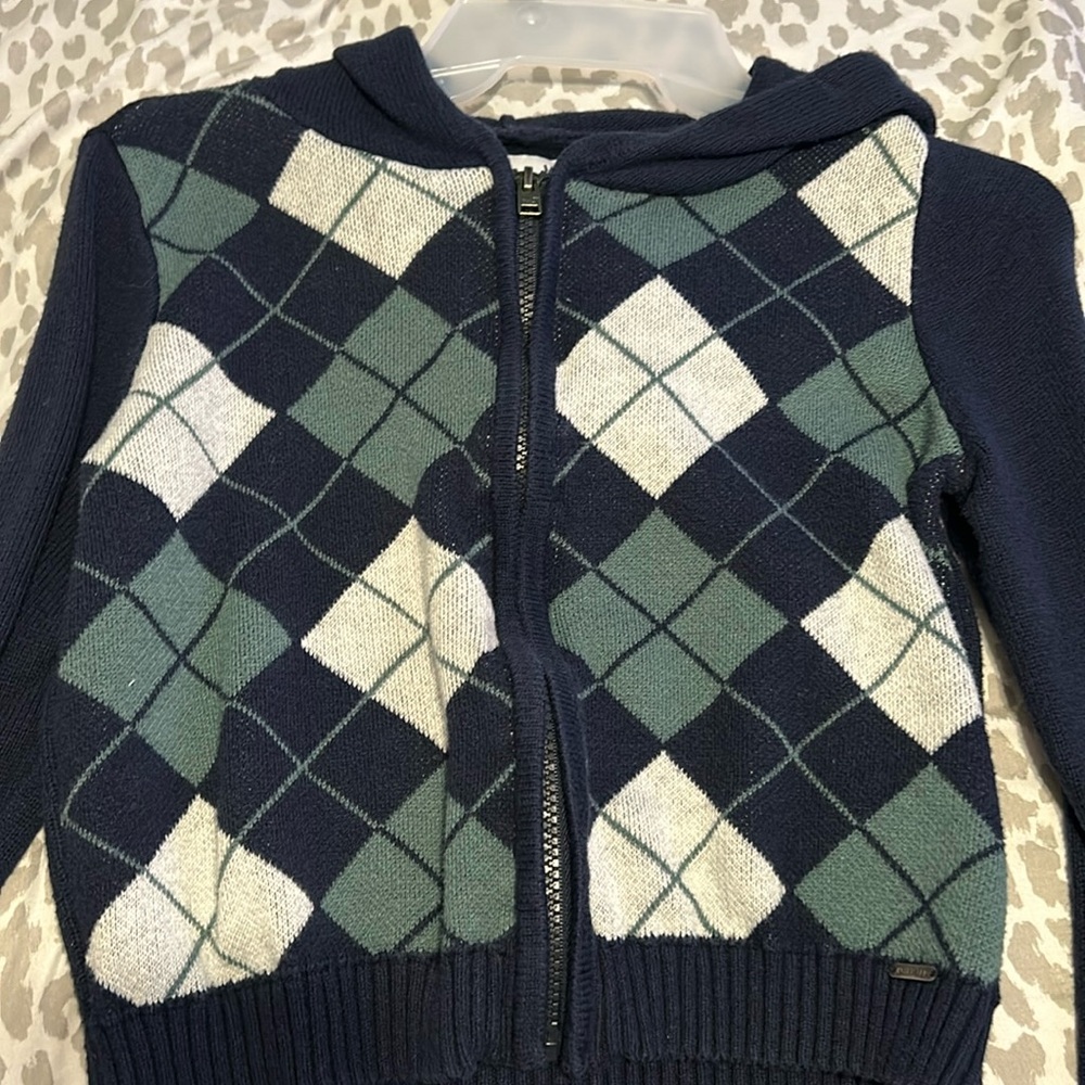 Hollister Checkered Cropped Jacket